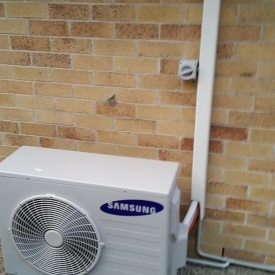 split system on plastic base for drains